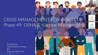 HR Crisis Management Phase 49: OSHA & Vaccine Mandate Updates!
