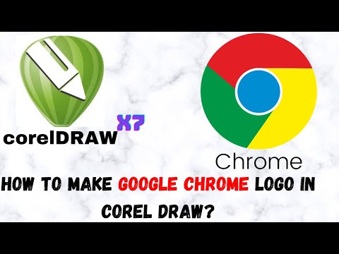 How to make Chrome logo in corel draw? Make Google Chrome logo in corelDRAW  in very easy way
