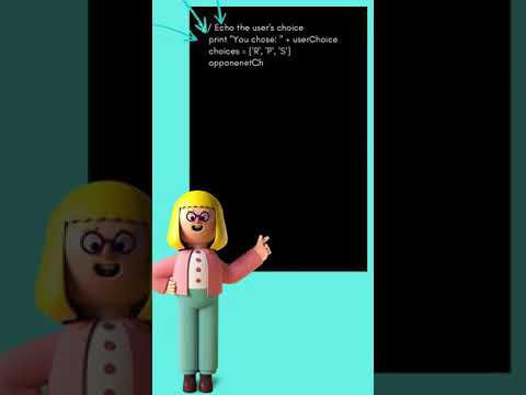 Python project for rock paper scissor | rock paper scissor by coding error 2021