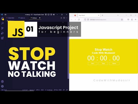 How to Build a Stopwatch Using JavaScript | ASMR Programming