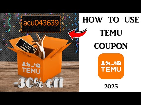 temu coupon code & how to use temu coupon code 2025