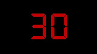 30 Second Ticking Countdown Timer With Alarm