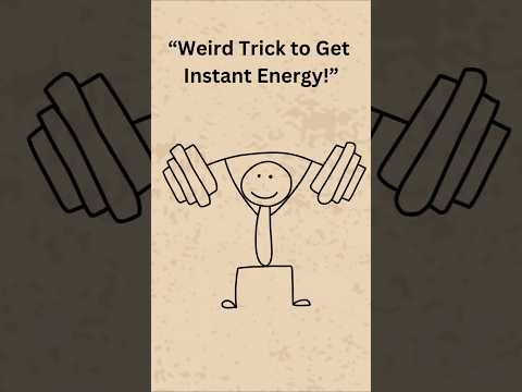 Weird Trick to Get Instant Energy!#weirdhacks #energyboost #usacanada #shortsviral #mindhacks #psy