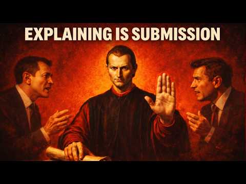 The Moment You Explain, You Lose - Machiavelli
