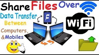 How To Transfer Files Over Wifi From Mobile Phones to Pc