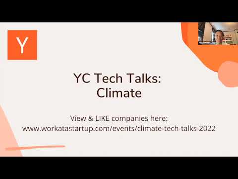 YC Tech Talks: Climate Tech with Charge Robotics (S21), Wright Electric (W17) and Impossible Mining