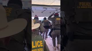 ICE Border Patrol agents pulled up to a Home Depot in Los Angeles JUMPED OUT of a box truck