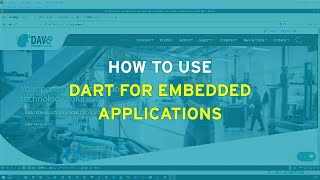 DAVE Embedded Systems / HOW TO - How to use DART for embedded applications