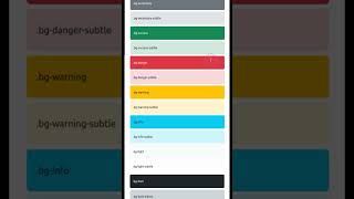 Bootstrap v5.3 All Background Color Classes | #shorts