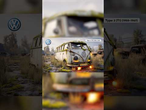 Old cars from junkyards are transformed into new ones. AI car transform #aicars #evolution