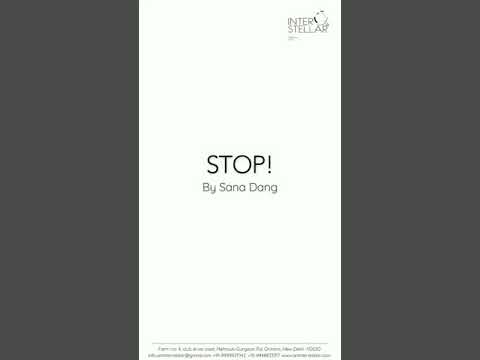 STOP, 2021 | Sana Dang | Interstellar Art Gallery