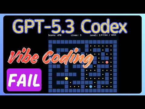 Structured Vibe Coding with GPT Codex (Arcade Game Experiment)