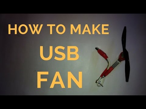 How to make usb fan - Fastest, Easy and simple (DIY)