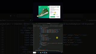 Product Card Using HTML CSS JavaScript #shorts