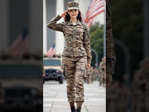 Military Parade Around the World | Part 01🤍 #aiart #women #military #ai