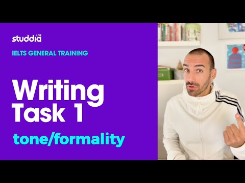 IELTS General Training Writing Task 1 | Understanding Tone & Letter Types