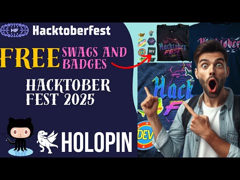 Hacktoberfest 2025 Free Swags & Badges 🎁 | Open Source Challenge Guide
