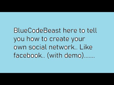 Make your own social network for free..! With no knowledge of tech or programming!!