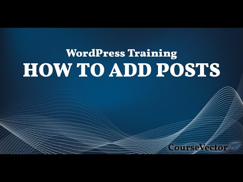 How to Add Posts