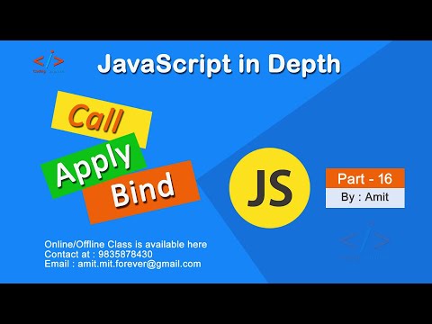 Call Apply and Bind