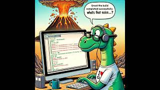 'Build success, but why does it feel like the end of the world?' 🌋 #DevOps #CodingHumor #DevOpsMemes