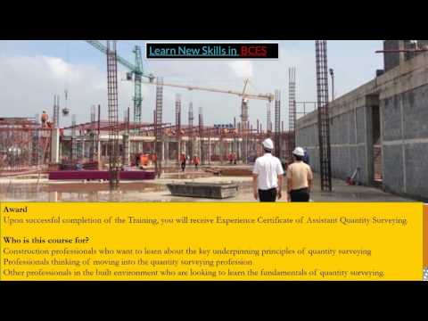 THE PROFESSIONAL TRAINING SESSION FOR QUANTITY SURVEYING