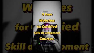 3 Lakhs Free Courses 😍 for #skilldevelopment #freecourses #freewebsites #freeonlinecourses