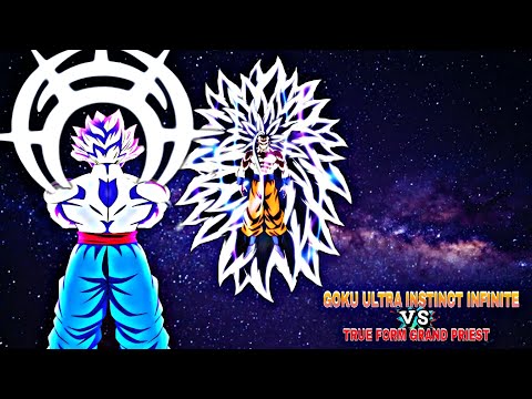 Super saiyan infinity goku vs True form daishinkan