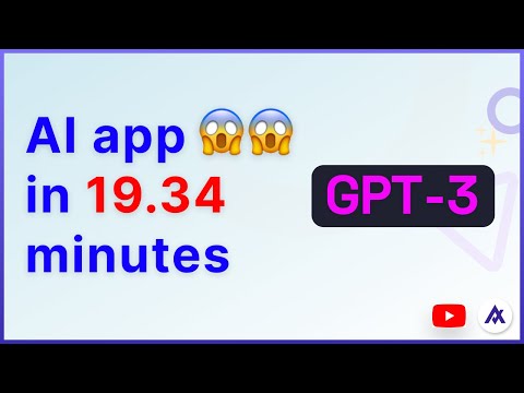 Watch me build an AI app in 20 minutes without using code with Bubble.io and GPT-3[NoCode Web Apps]