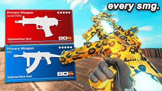 I Won with EVERY BO6 SMG in Warzone + Best Class Setups (COD CHALLENGE)