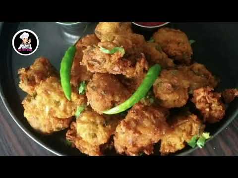 poha pakora recipe पोहे के कुरकुरे पकौड़े, veg poha भजिया/