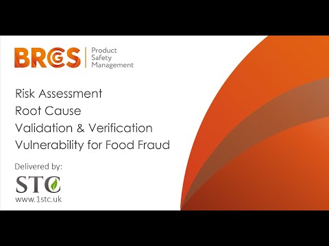 BRCGS Risk Management, Root Cause, Validation & Verification and Food Fraud Courses
