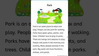 Park   ||  Learn and Speak English💬🌍✨📚