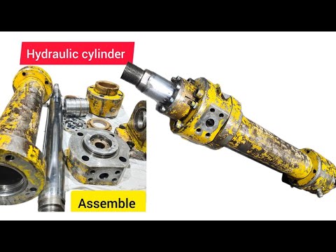 Hydraulic cylinder repair seal kit replacement #repair #hydraulic #cylinder #viralvideo #share