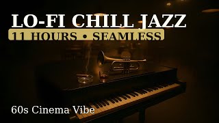 [11 Hours] Lo-Fi Jazz Noir — Godfather-Inspired Cinematic Mood / ローファイ チル ジャズ 60年代シネマ風