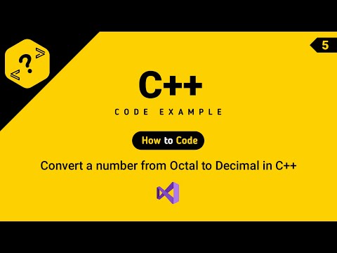 How to Convert  a Number form Octal to Decimal | How to code