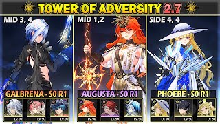 Augusta-Mortefi, Galbrena-Changli, Phoebe | Tower of Adversity 2.7 36 Crest | WuWa
