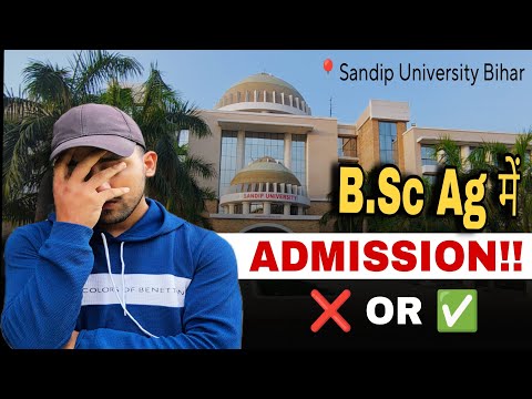 Sandip University B.Sc Ag 2025 | Seats, Cutoff & Options | Harsh Talks 