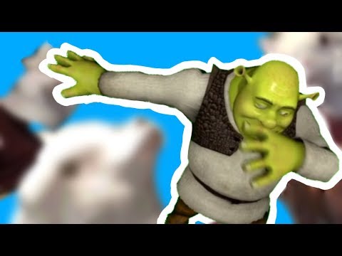 SHREK GIVES HIS PET LLAMA A BEATING!!! (more memes)