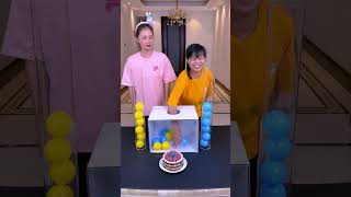 Touch the ball challenge, who can win in the end! #Funnyfamily #Partygames #Challenge