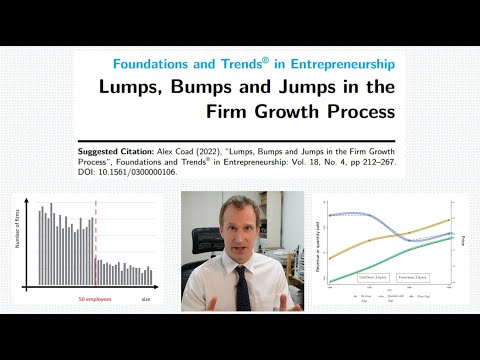 New paper "Lumps, Bumps & Jumps in the Firm Growth Process",  Foundations & Trends in Entrepr'ship