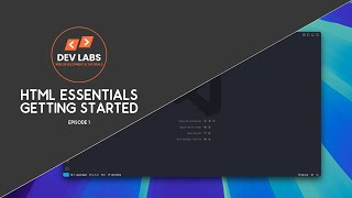 HTML Basics  - Getting Started (Part 1)