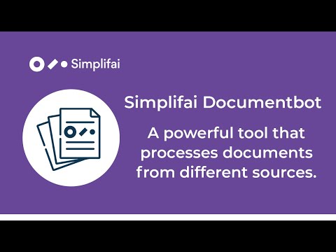 What is Simplifai Documentbot?
