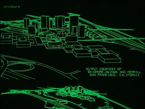 Tektronix 4052 Vector Graphics Computer - PLOT10 Demo