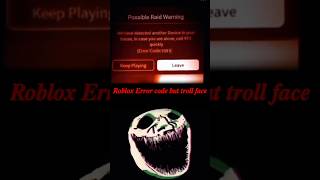 𝑹𝒐𝒃𝒍𝒐𝒙 𝒆𝒓𝒓𝒐𝒓 𝒄𝒐𝒅𝒆𝒔 𝒃𝒖𝒕 𝒕𝒓𝒐𝒍𝒍 𝒇𝒂𝒄𝒆! | 𝑬𝒓𝒓𝒐𝒓 𝒄𝒐𝒅𝒆 𝟐𝟔𝟖, 𝟐𝟕𝟕, 𝟐𝟕𝟑, 𝟐𝟔𝟕 𝒂𝒏𝒅 𝟏𝟎𝟎𝟏 |𝑹𝒐𝒃𝒍𝒐𝒙#errorcode#roblox