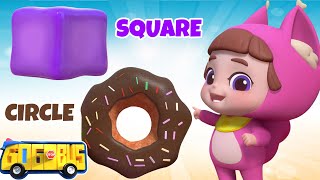 🔺Shapes For Kids | Sing And Learn With GoGoBus 🚌 | Children Song