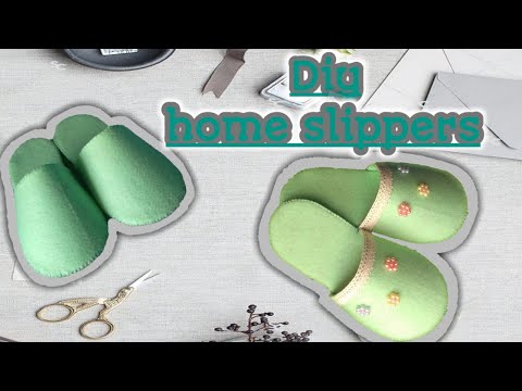 DIY // home slippers //sandal rumahan //how to make home slippers //tutorial membuat sandal rumahan