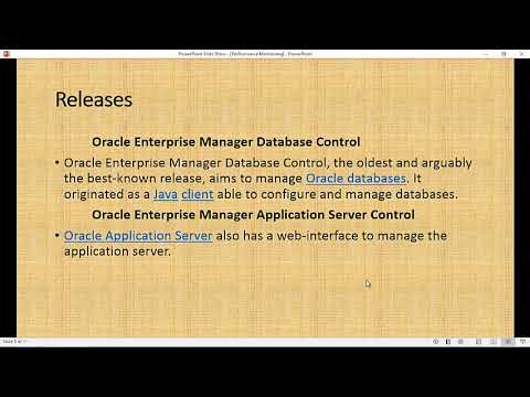 Performance Monitoring Oracle Cloud Control 12C