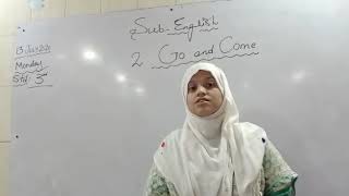STD - 3rd - A/B/C.    Subject: ENGLISH   Lesson no.02
