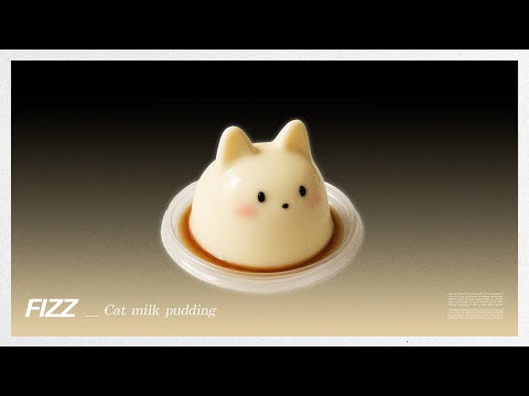 Cat milk pudding.